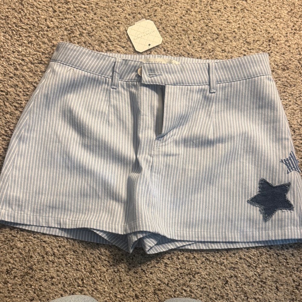 NWT ⭐️💙🩵 Altar’d state striped star skort